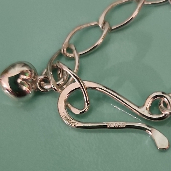 Jay King DTR .925 Sterling Silver Necklace & Reversible Cuff Bracelet - Picture 9 of 10